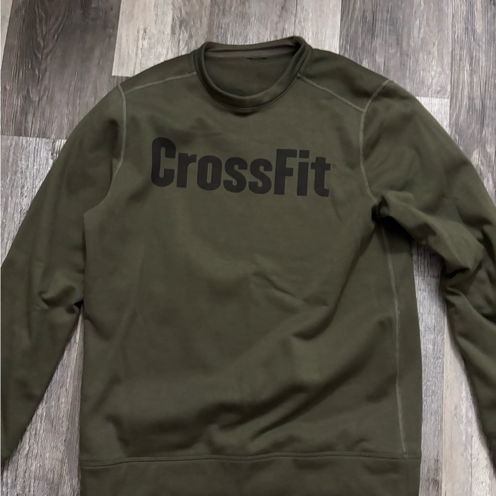 NOBULL Olive Green Crew Neck Sweater